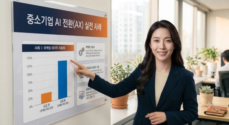 코딩을 모르는 마케터가 AI로 자동화 도구 제작-중소기업 AI 전환(AX) 바이브 코딩 실전 사례